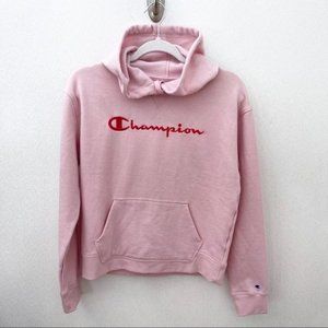 *50% OFF! New Champion hoodie embroidered logo pink sweatshirt sweater pullover